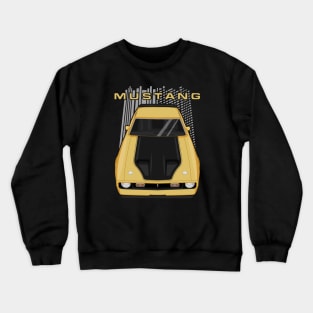 Mustang Mach 1 1971 to 1972 - Yellow Crewneck Sweatshirt